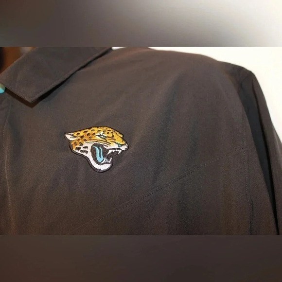 Men's Jacksonville Jaguars Nike Black Sideline UV Performance Polo Size XXL - Picture 7 of 13